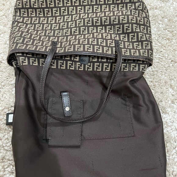 Authentic Fendi Vintage Zucchino Tote - Picture 9 of 16